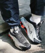 Nike Shox R4 Black Metallic Silver (Master Quality)