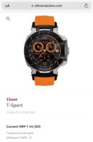 Tissot t race chronograph