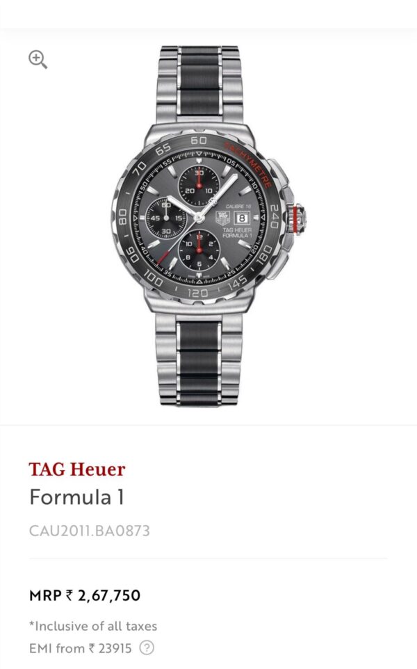 TAG Heuer Formula 1 Gulf Edition