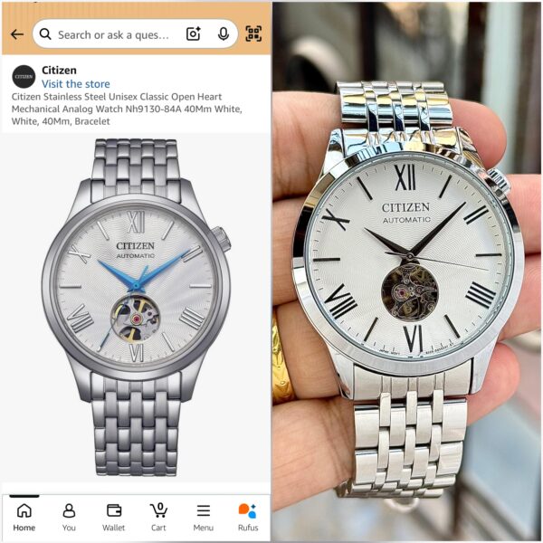 Citizen open heart automatic