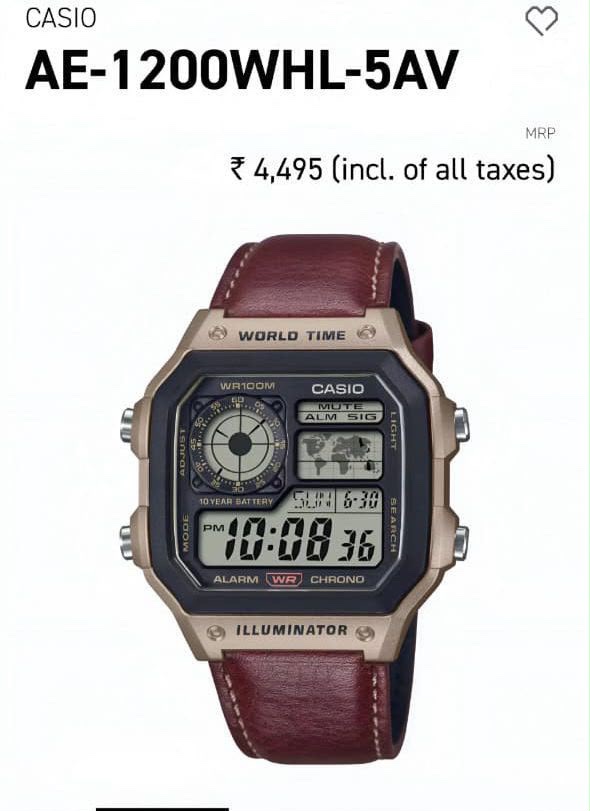 Casio illuminator