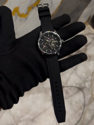 Tommy silicone silver dial