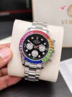 Rolex rainbow silver