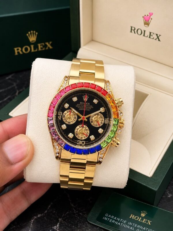 Rolex rainbow golden