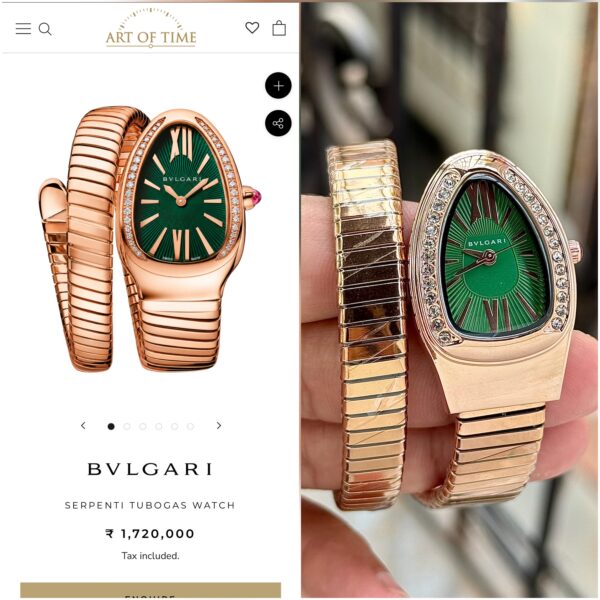 Bvlgari serpenti tubogas