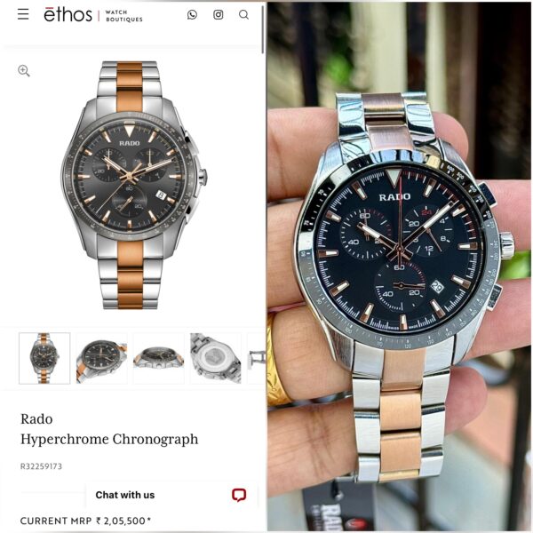 Rado hyperchrome chronograph