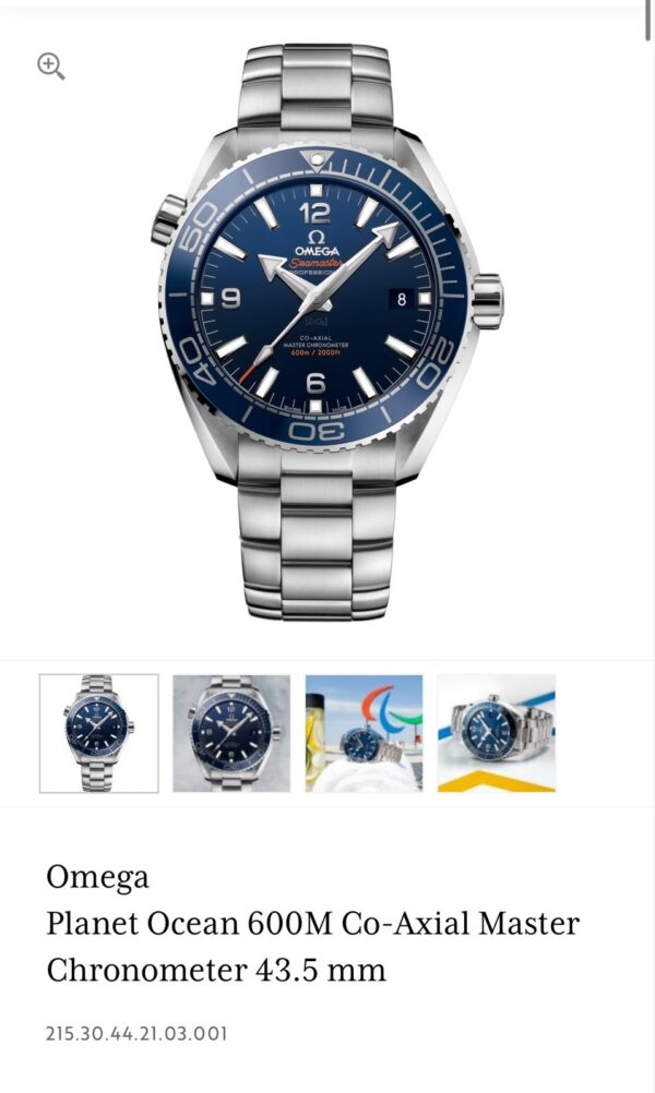 Omega seamaster planet ocean