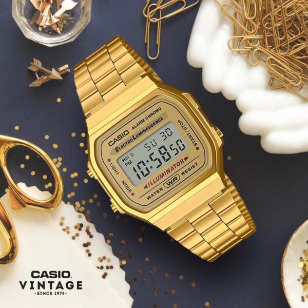 Casio vintage golden