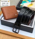 LV Wallet + Belt Combo