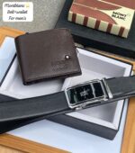 Montblanc Wallet + Belt combo