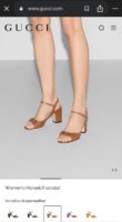 Gucci horsebeat sandal