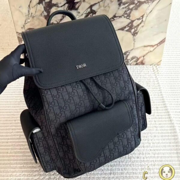 Dior saddle large flap backpack
