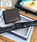 LV Wallet + Belt Combo