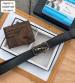 Jaguar Wallet + Belt Combo