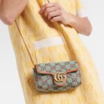 Gucci GG marmount super mini sling bag