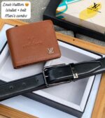 LV Wallet + Belt Combo