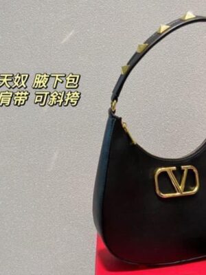 Valentino garavani stud sign hobo bag