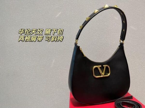 Valentino garavani stud sign hobo bag