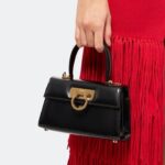Salvatore ferragamo iconic top handle handbag