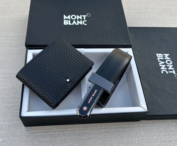 Montblanc Wallet + Belt Combo