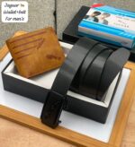 Jaguar Wallet + Belt Combo