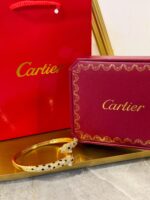 Cartier studded panther bracelet