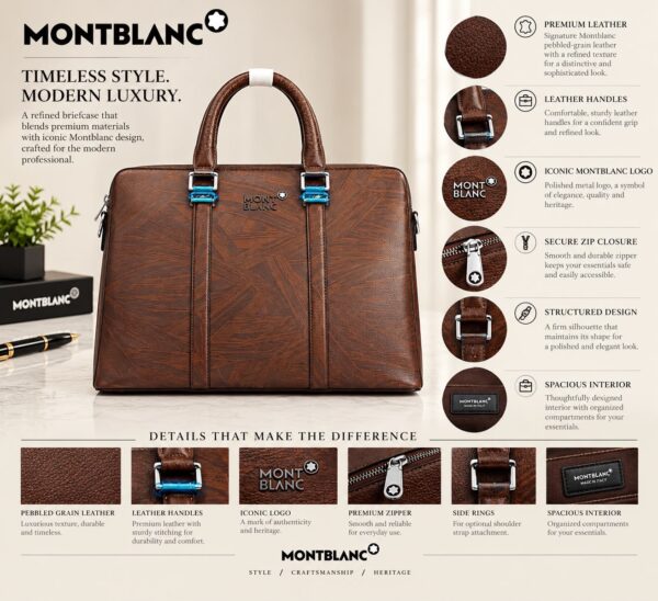 Montblanc travel laptop bag
